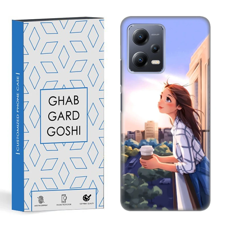 کاور قاب گارد گوشی طرح دختر کد DIMO-016 مناسب برای گوشی موبایل شیائومی redmi note 12 5g / poco x5 5g