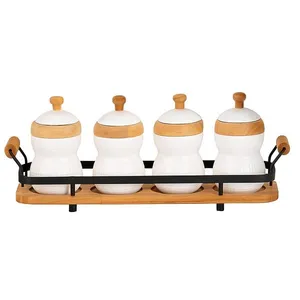 ست جا ادویه 5 پارچه ریور مدل کمر باریک کد TP4907