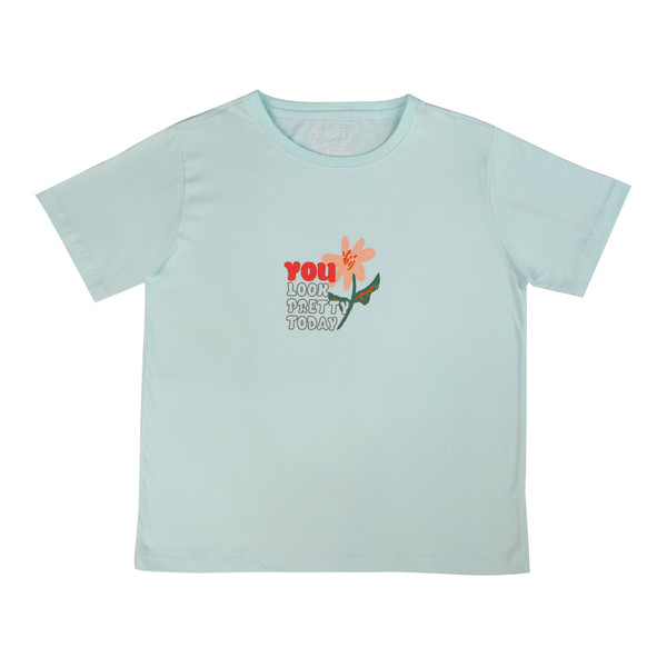 تی شرت آستین کوتاه زنانه هلکاپاژ مدل you