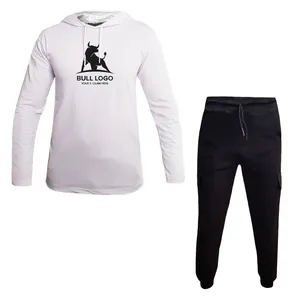 ست تی شرت کلاه دار و شلوار مردانه مدل RE 3965