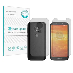 Matte Rockspace HyMTT screen protector suitable for Motorola E5 Play Go mobile phone with back protector