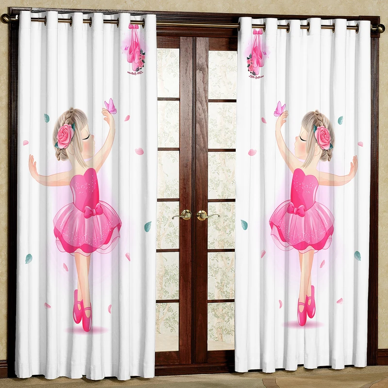 پرده مدل دختر مخمل پانچی کد 4353R سایز 200x140 سانتی متر