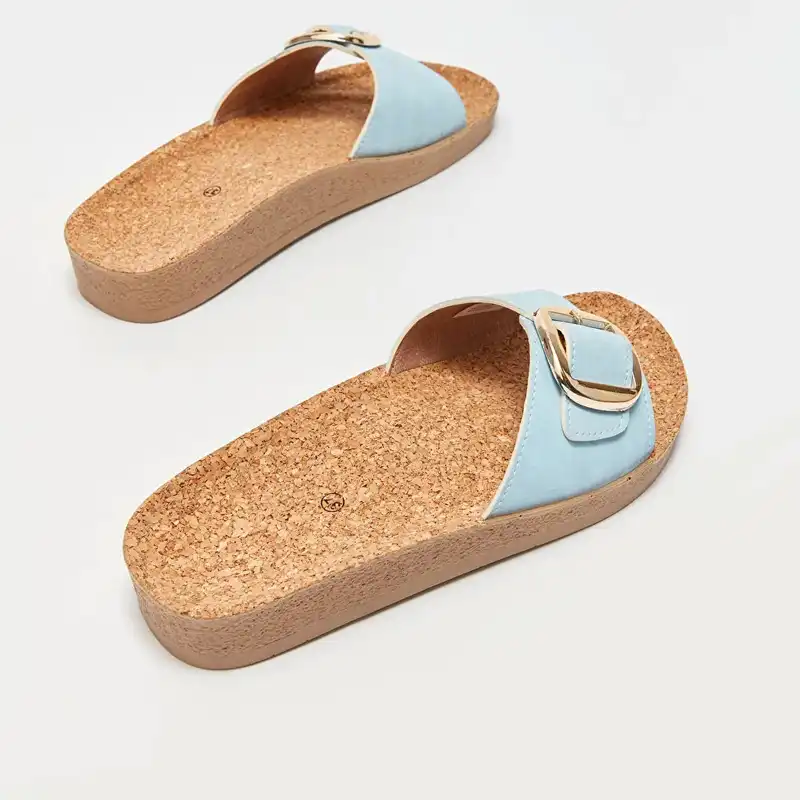 دمپایی زنانه ال سی وایکیکی مدل استپ دار Baft