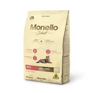 غذا خشک گربه مونلو سلکت مدل Meat and Liver وزن 15 کیلوگرم