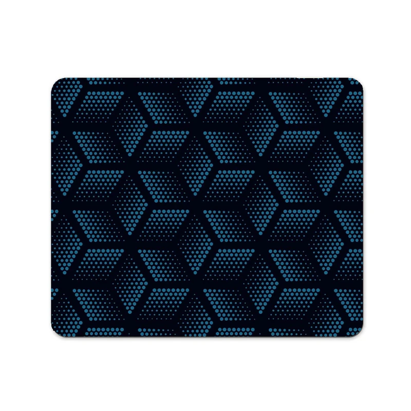 ماوس پد پاد آفرین طرح هندسی مکعب مدرن کد 845 سایز 19*24 سانتی متر 