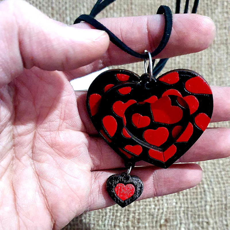 گردنبند دخترانه مدل قلب 2 گردنبند دخترانه مدل قلب 2