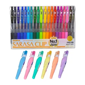 روان نویس 0.7 میلی متری زبرا مدل ساراسا به همراه غلط گیر بسته 20 عددی