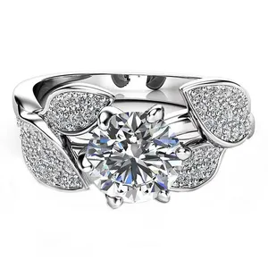 انگشتر نقره زنانه گالری لوکسسوری مدل 4 برگ 