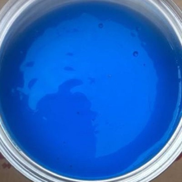 رنگ آبی فلورسنتی رنگ ترک پورقاضیان کد 8050 حجم 0.9 لیتر