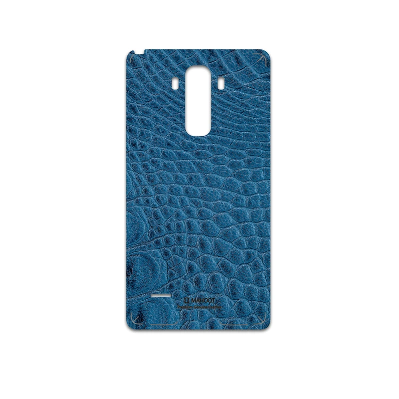 برچسب پوششی ماهوت مدل Blue-Crocodile-Leather مناسب برای گوشی موبایل ال جی G4 Stylus