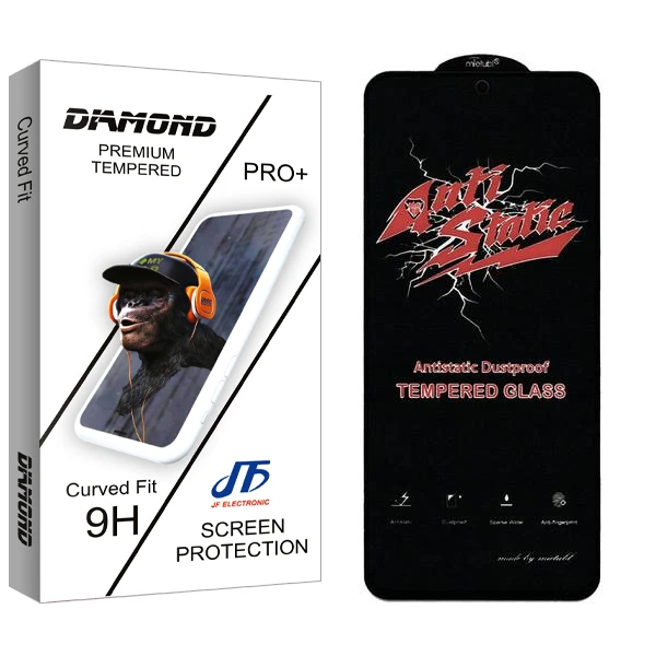 محافظ صفحه نمایش جی اف مدل Diamond Anti Static مناسب برای گوشی موبایل شیائومی Poco F5