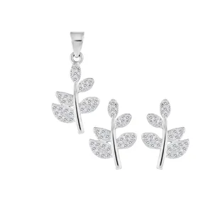 نیم ست نقره زنانه اقلیمه کد NN405