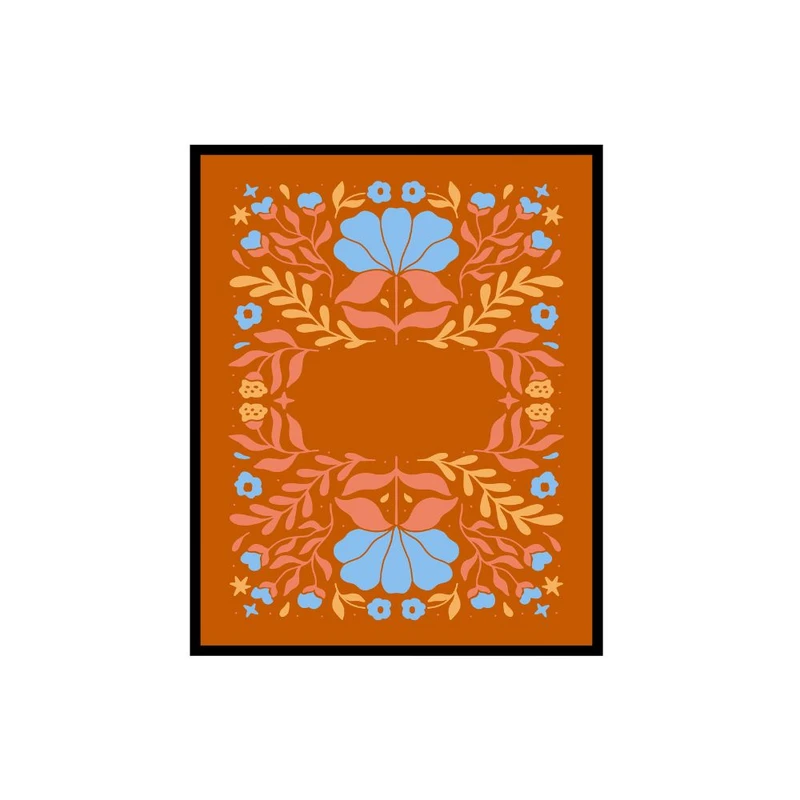 پوستر مدل چاپ گیاه‌شناسی