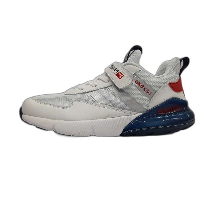 کفش مخصوص دویدن پسرانه بی کی جی کیدز مدل New 2022 رنگ سفید