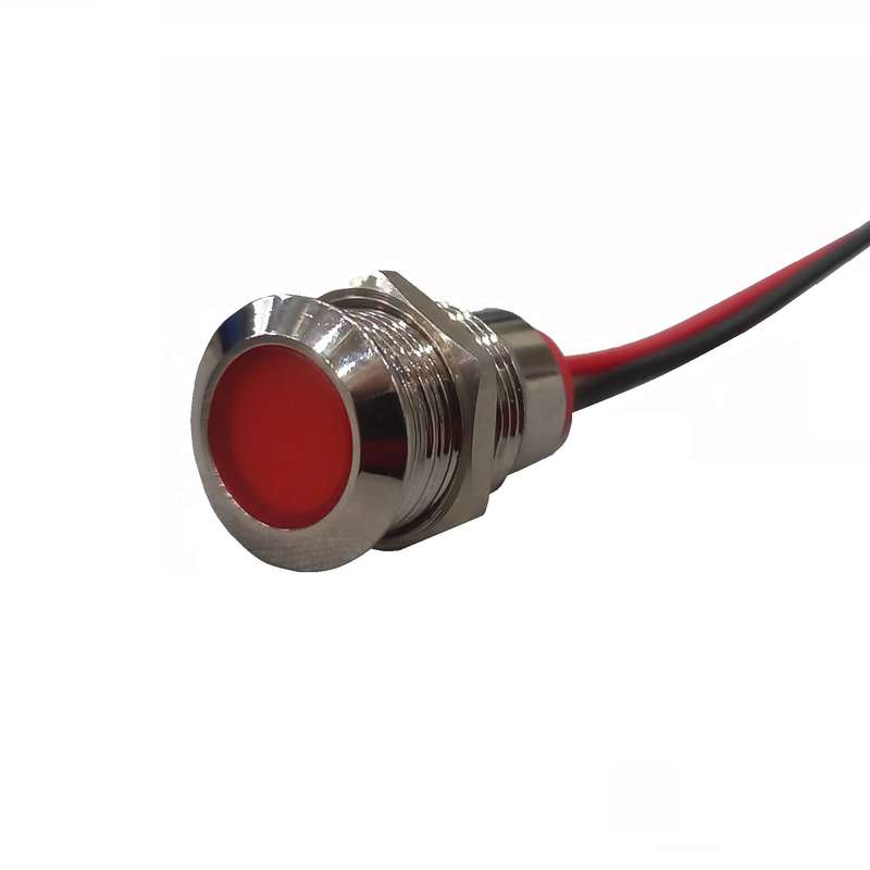 چراغ سیگنال مدل 9V-24V RED 12mm چراغ سیگنال مدل 9V-24V RED 12mm
