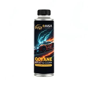 اکتان بوستر و پاک کننده سیستم احتراق خودروهای بنزینی و توربو رایسا مدل فاقد MMT و Ferrocene حجم 300 میلی لیتر