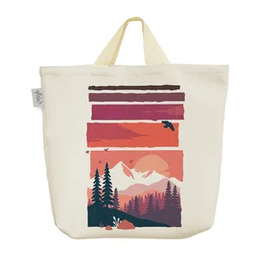 ساک خرید خندالو مدل طبیعت و غروب کد 3077