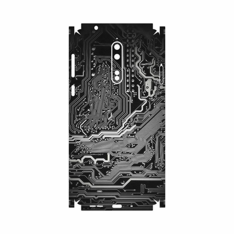 برچسب پوششی ماهوت مدل Black Printed Circuit Board-FullSkin مناسب برای گوشی موبایل نوکیا 8