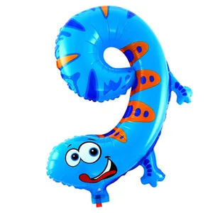 بادکنک فویلی لاکی بالونز مدل حیوانات طرح مارمولک