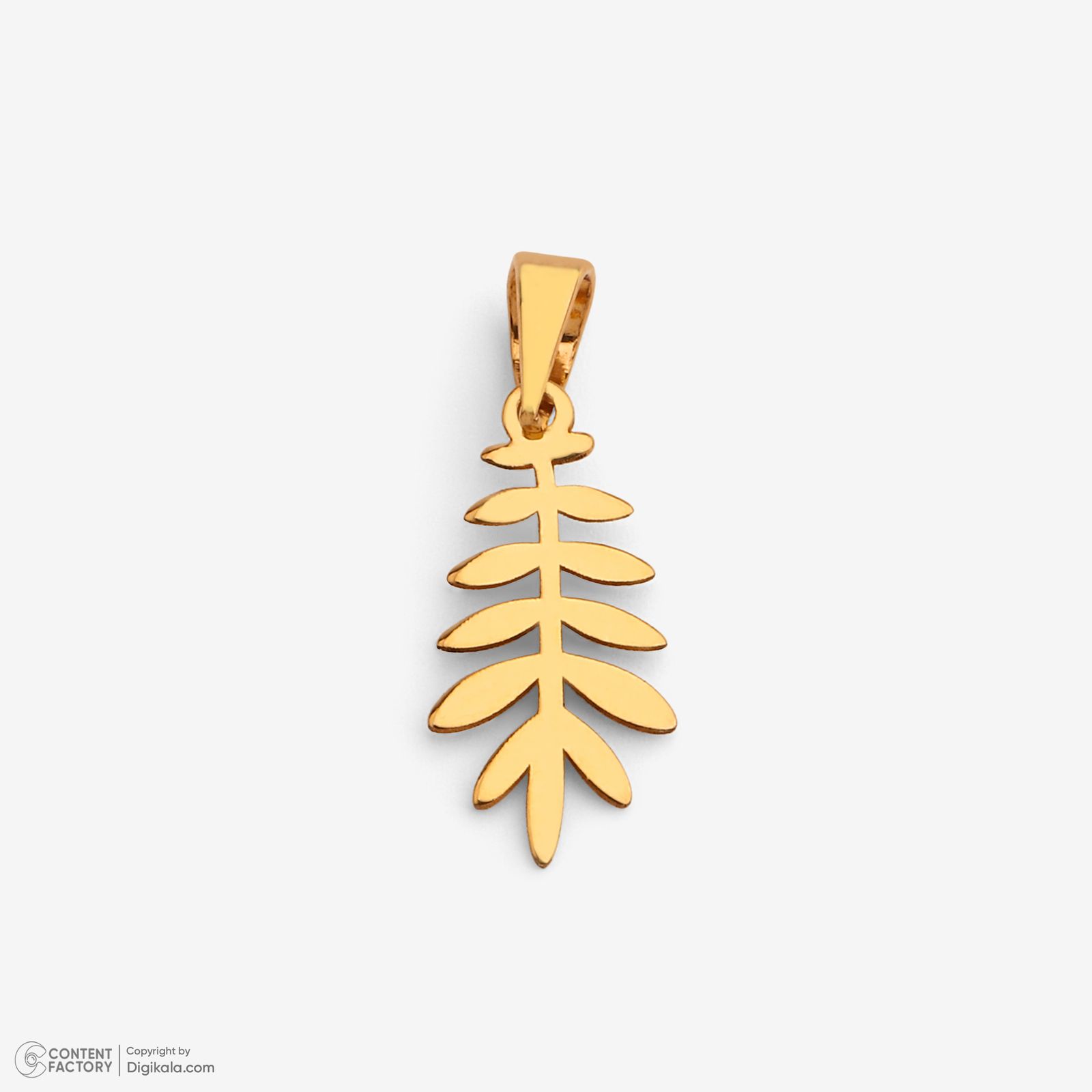 نیم ست طلا 18 عیار زنانه سایا گلد مدل شاخه برگ ns10 -  - 5