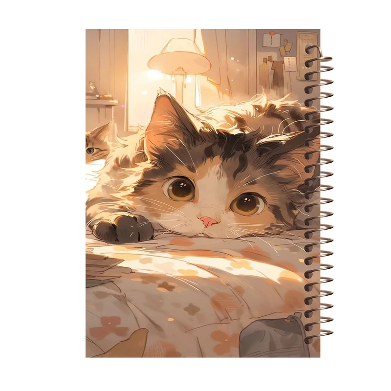دفتر نقاشی 60 برگ طرح گربه کد A404