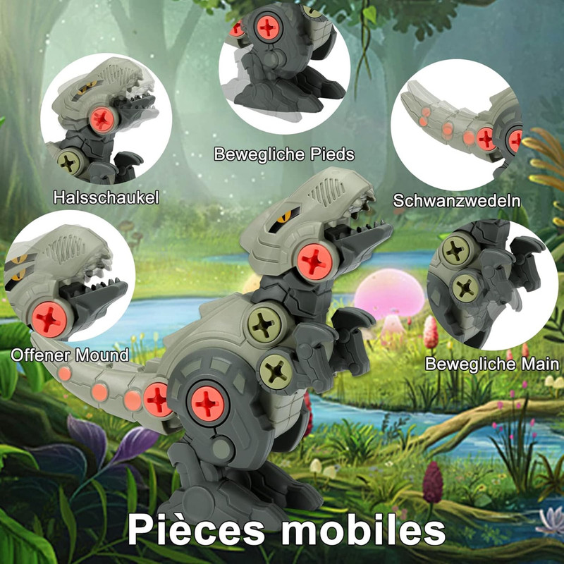 ساختنی ناب سل مدل دایناسور ژوراسیک مجموعه 6 عددی