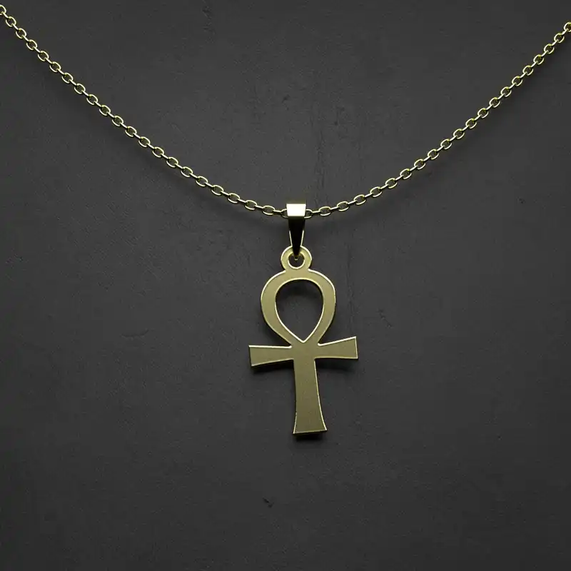 گردنبند طلا 18 عیار زنانه مدوپد کد SS1218