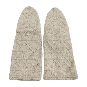 جوراب ساق بلند مدل پشمی دست بافت