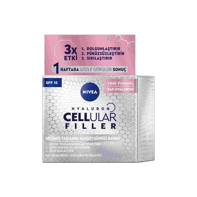 کرم ضد چروک و سفت کننده روز نیوآ سری CELLULAR FILLER حجم 50 میلی لیتر