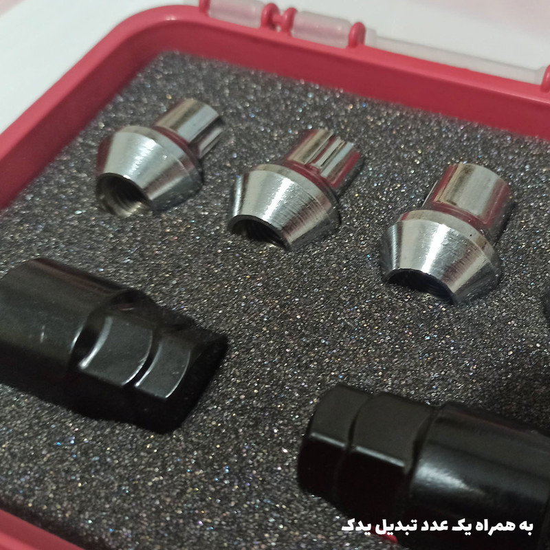 قفل رینگ خودرو مدل SP100_LX مناسب برای شاهین بسته 6 عددی