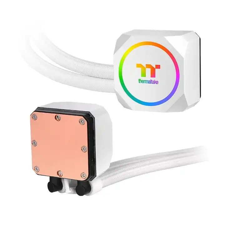 سیستم خنک کننده آبی ترمالتیک مدل TH420 ARGB Sync All-In-One Liquid Cooler - Snow Edition