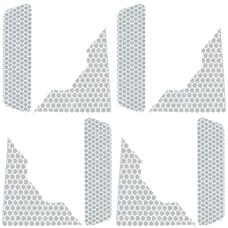  برچسب شبرنگ هشدار باز بودن درب خودرو فلکترا مدل DOOR831 مناسب برای دانگ فنگ دیگنیتی بسته 8 عددی