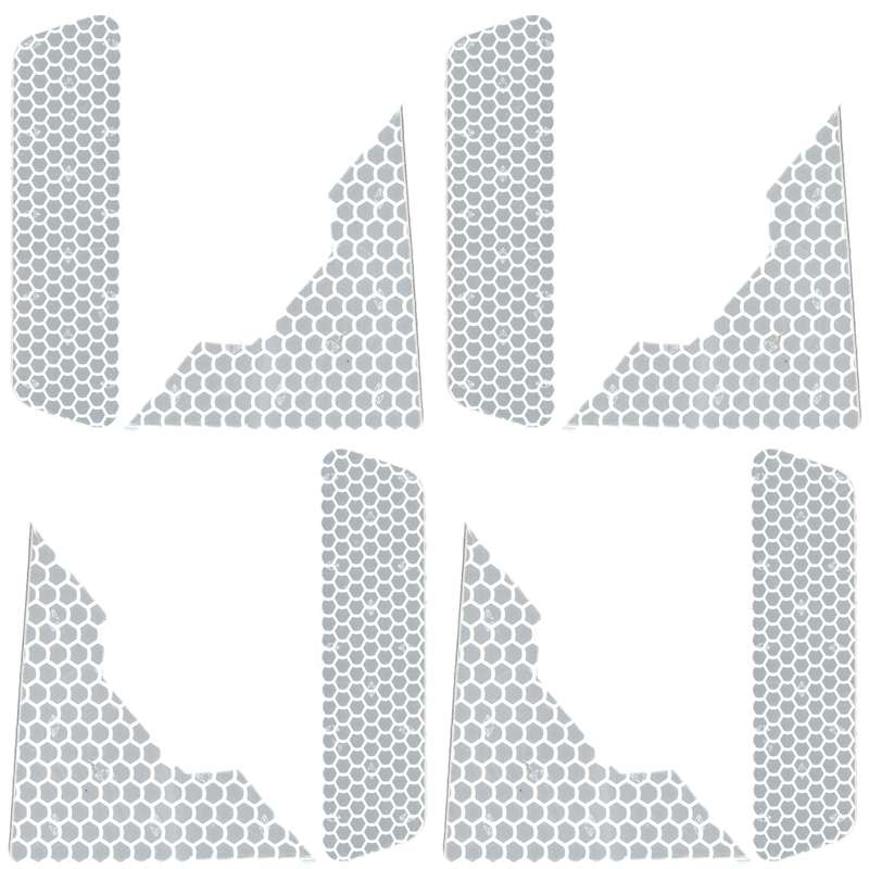 برچسب شبرنگ هشدار باز بودن درب خودرو فلکترا مدل DOOR831 مناسب برای دانگ فنگ دیگنیتی بسته 8 عددی