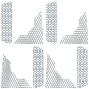 برچسب شبرنگ هشدار باز بودن درب خودرو فلکترا مدل DOORA1A3 مناسب برای کوییک بسته 8 عددی