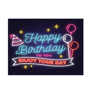 بنر تولد طرح نئون کد 235-150-200