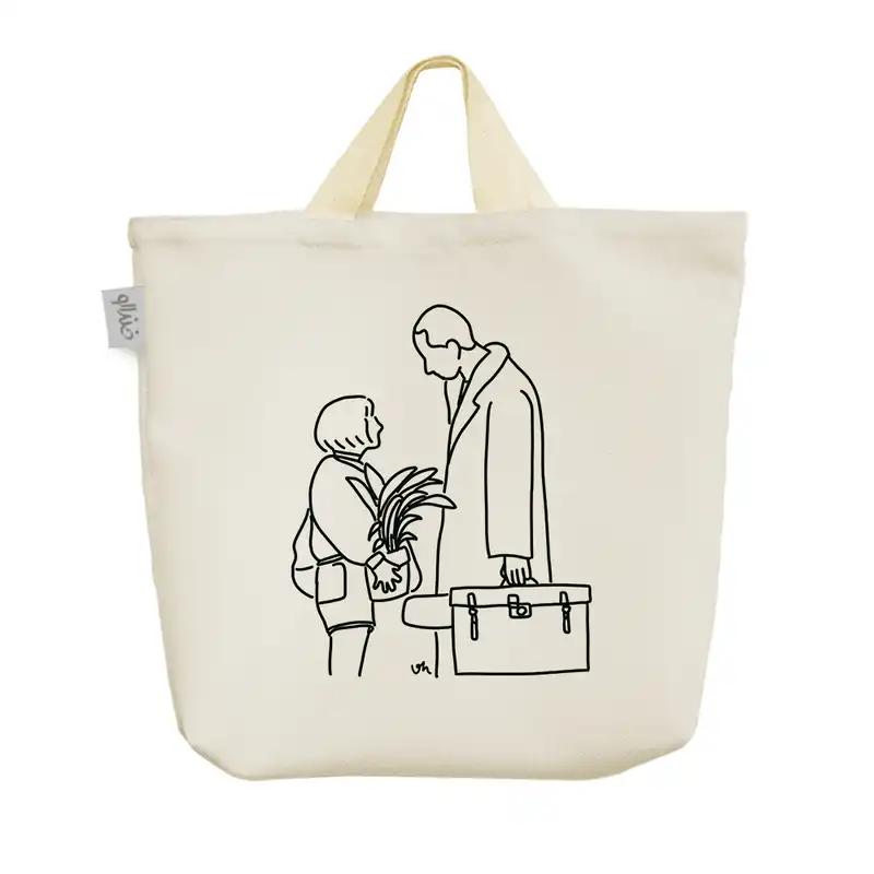 ساک خرید خندالو مدل لئون و ماتیلدا کد 5311