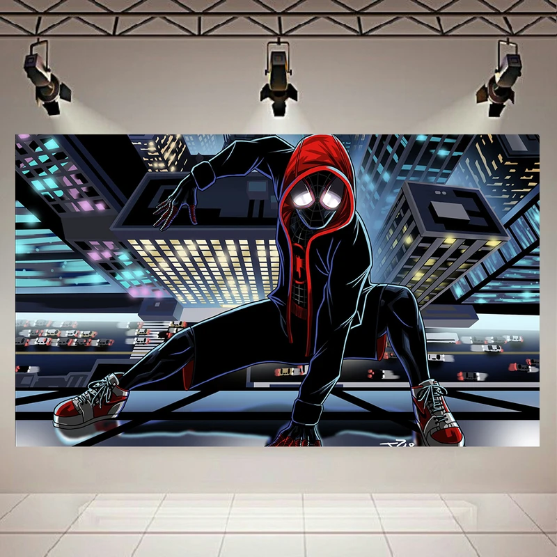 پوستر طرح مردعنکبوتی مدل Miles Morales کد AR12010