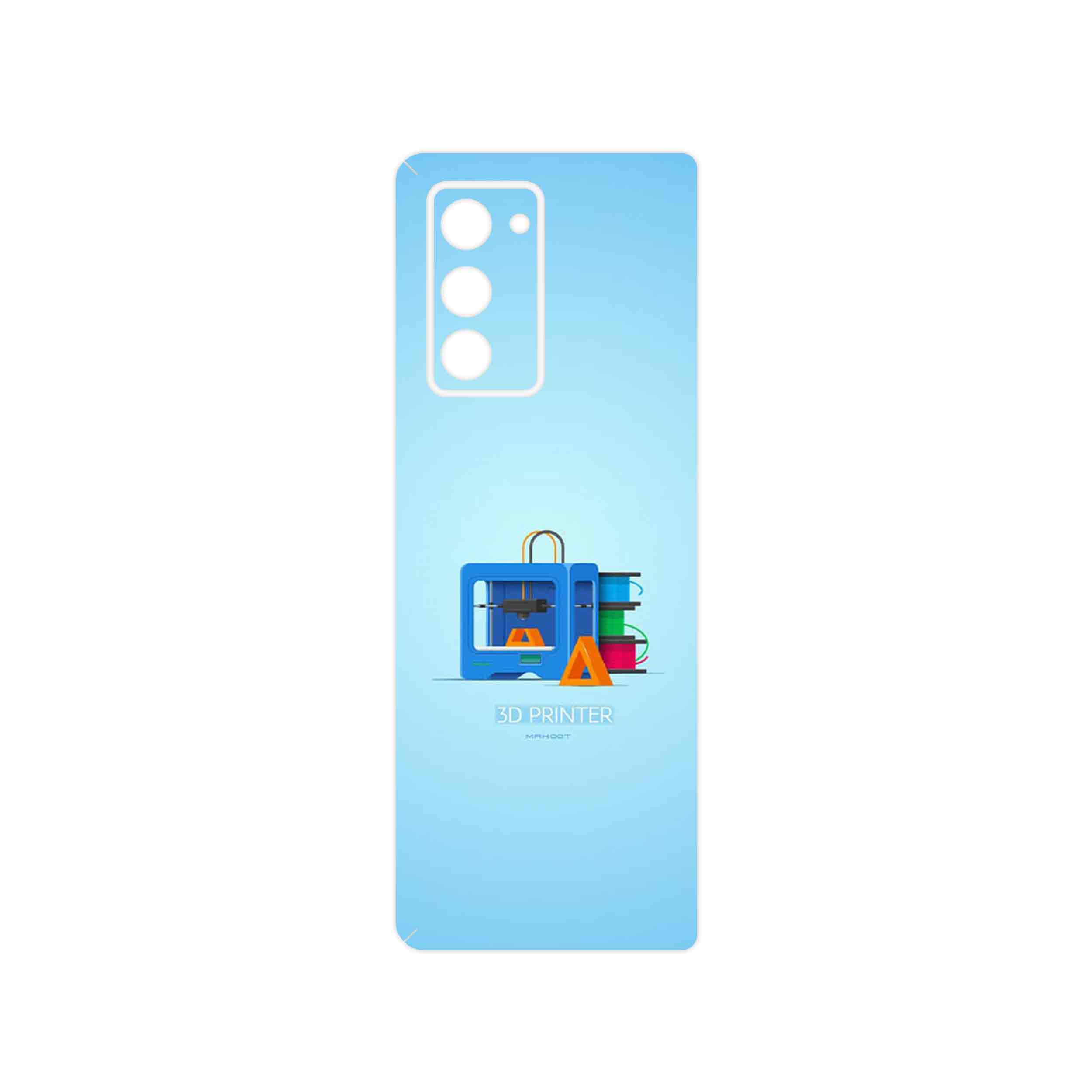 برچسب پوششی ماهوت مدل 3D Printer مناسب برای گوشی موبایل سامسونگ Galaxy Z FOLD 2