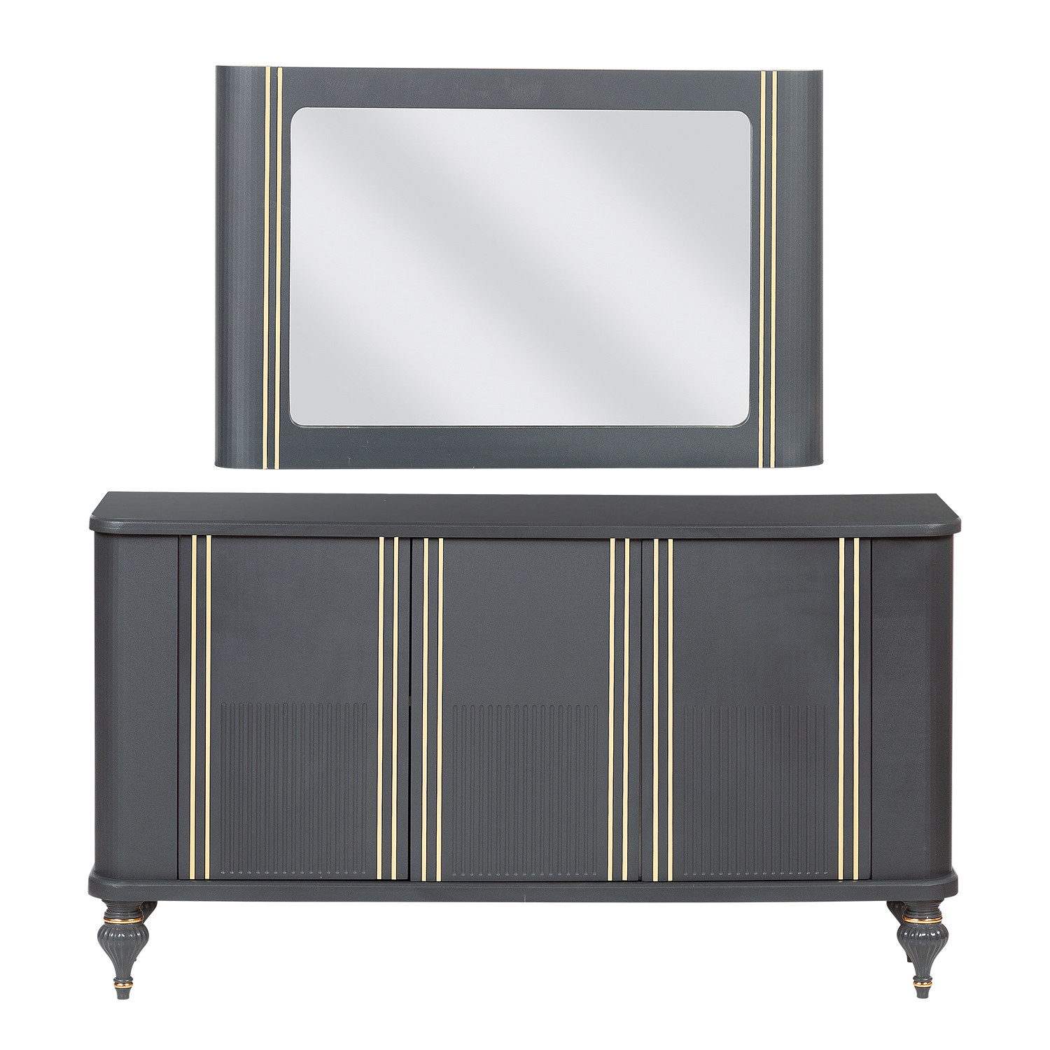 آینه و کنسول مدل Almas-T1 به همراه میز تلویزیون