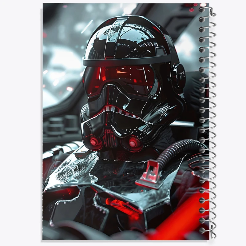 دفتر ژورنال نویسی 50 برگ خندالو مدل نقطه ای طرح جنگ ستارگان (Star Wars)  کد N4999