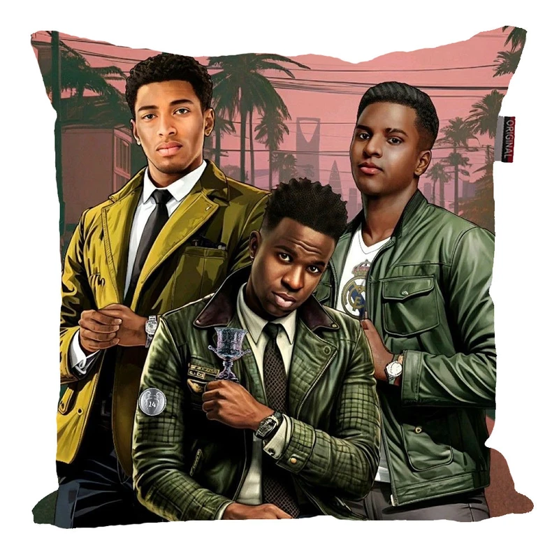 کوسن مدل فوتبالی طرح gta بلینگهام و وینیسیوس جونیور کد 197