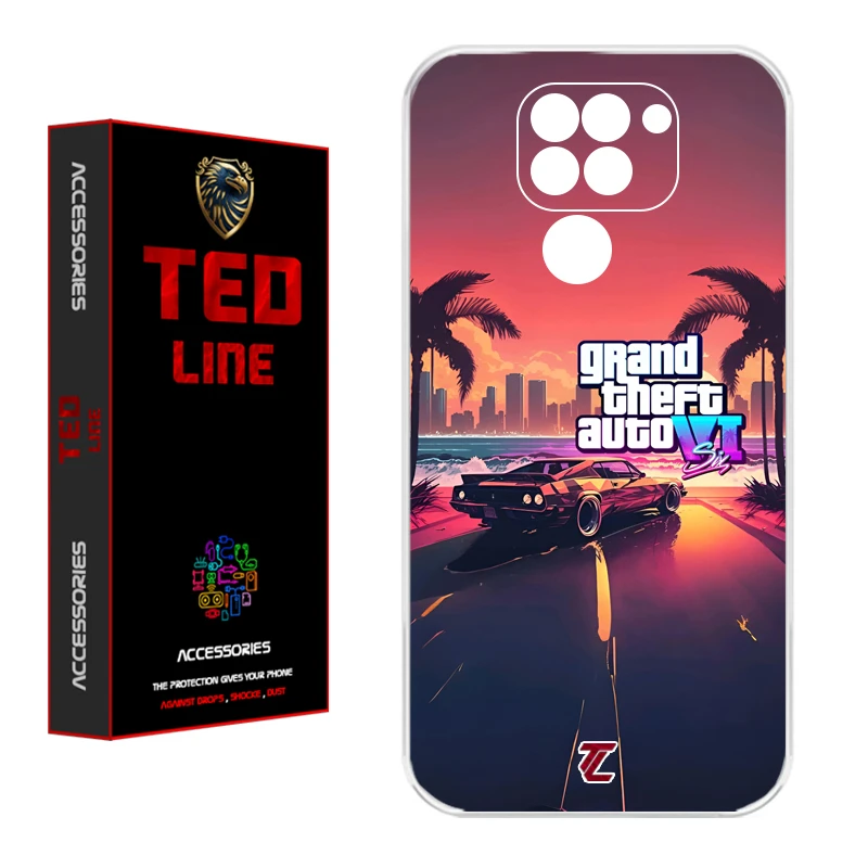 کاور تدلاین طرح جی تی ای 6 کد 1189 مناسب برای گوشی موبایل شیائومی Redmi Note 9