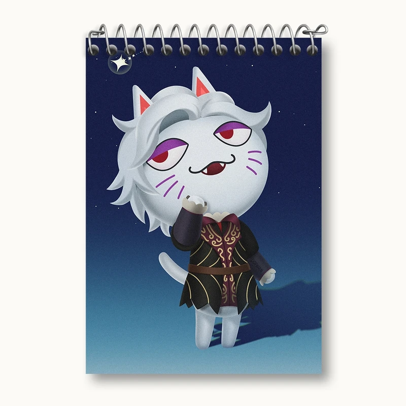 دفتر یادداشت 50 برگ خندالو مدل بازی انیمال کراسینگ (Animal Crossing) کد 32650