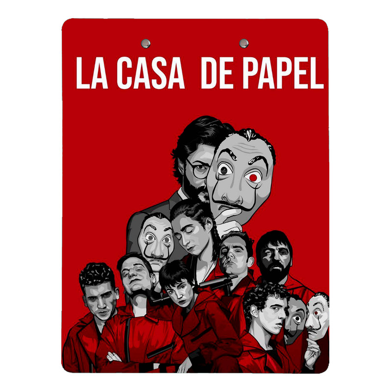 تخته شاسی مدل سریال سرقت پول سایز A4