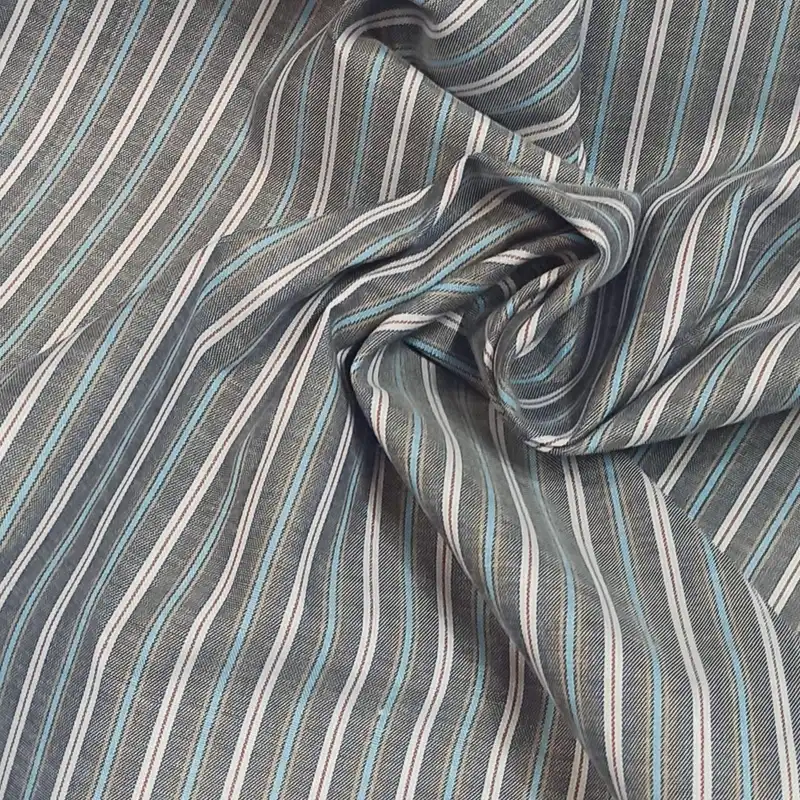 پارچه لباس مدل تترون راه راه کد 96561