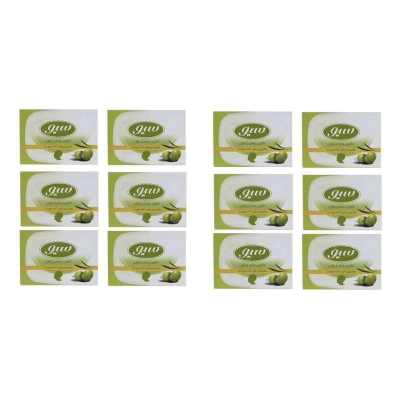 صابون شستشو سیو مدل 12OIL وزن 125 گرم مجموعه 12 عددی