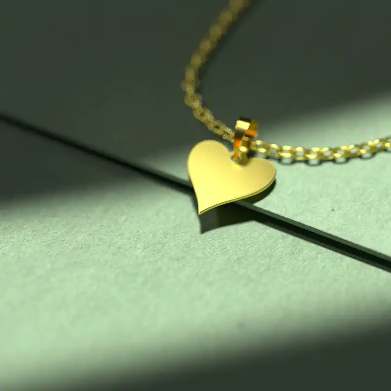 گردنبند طلا 18 عیار زنانه مدوپد مدل گل کد CA10696