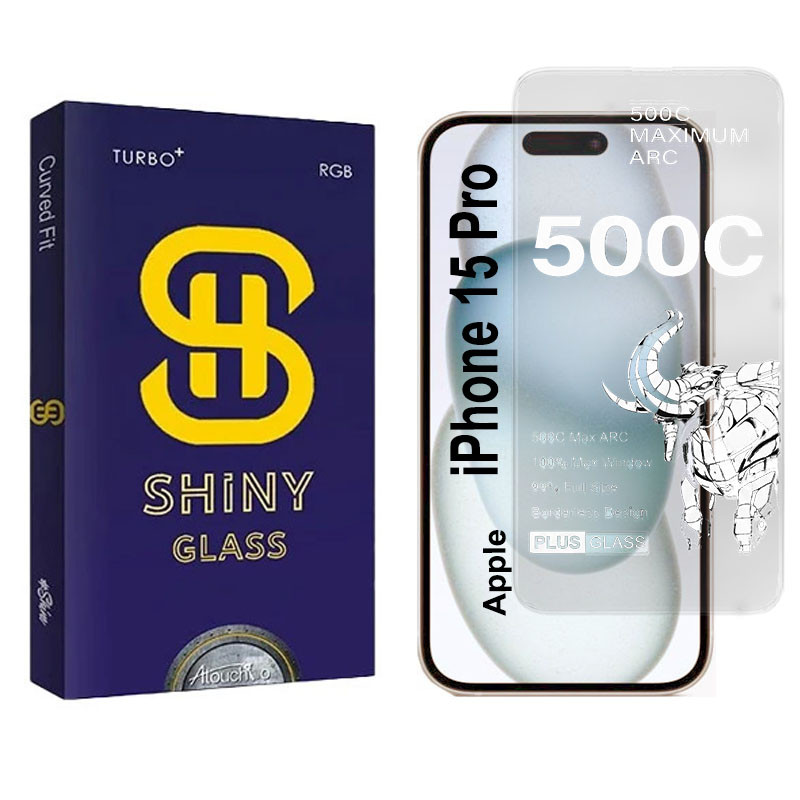 محافظ صفحه نمایش شیشه ای آتوچبو مدل 500C-AT مناسب برای گوشی موبایل اپل iPhone 15 Pro