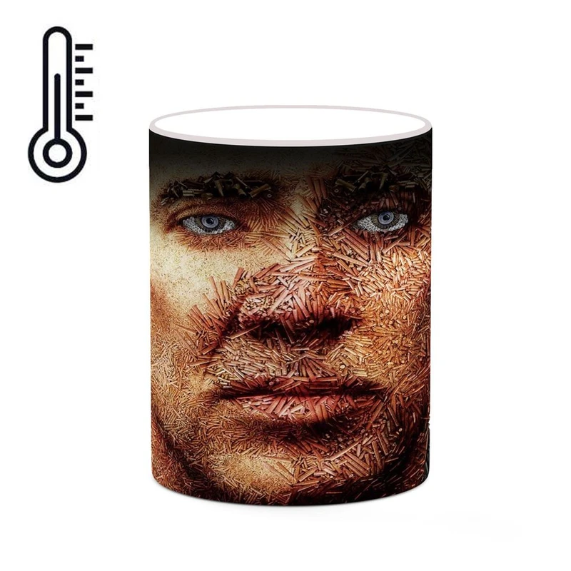 ماگ حرارتی کاکتی طرح نیکولاس کیج Nicolas Cage مدل mgh27021