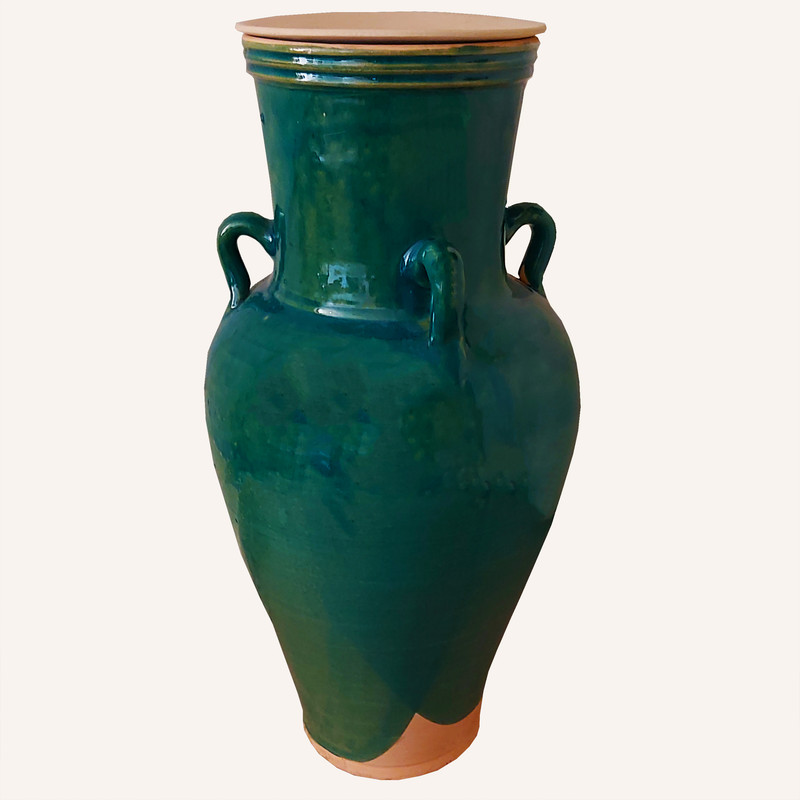 کوزه‌ سفالی مدل خمره‌ کد 30